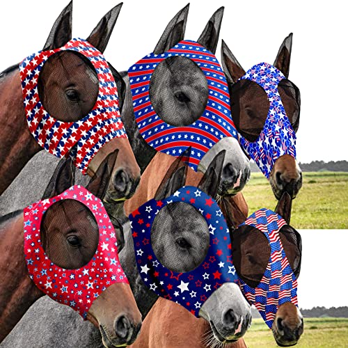6 Pcs Horse Fly Mask Smooth and Comfortable Fly Masks for Horses with –  Vero Beach Equestrian Club